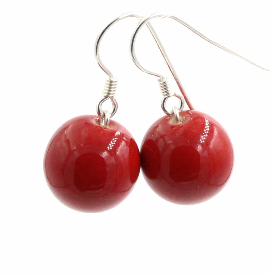Boucles d'oreilles 'Perles' turquoise