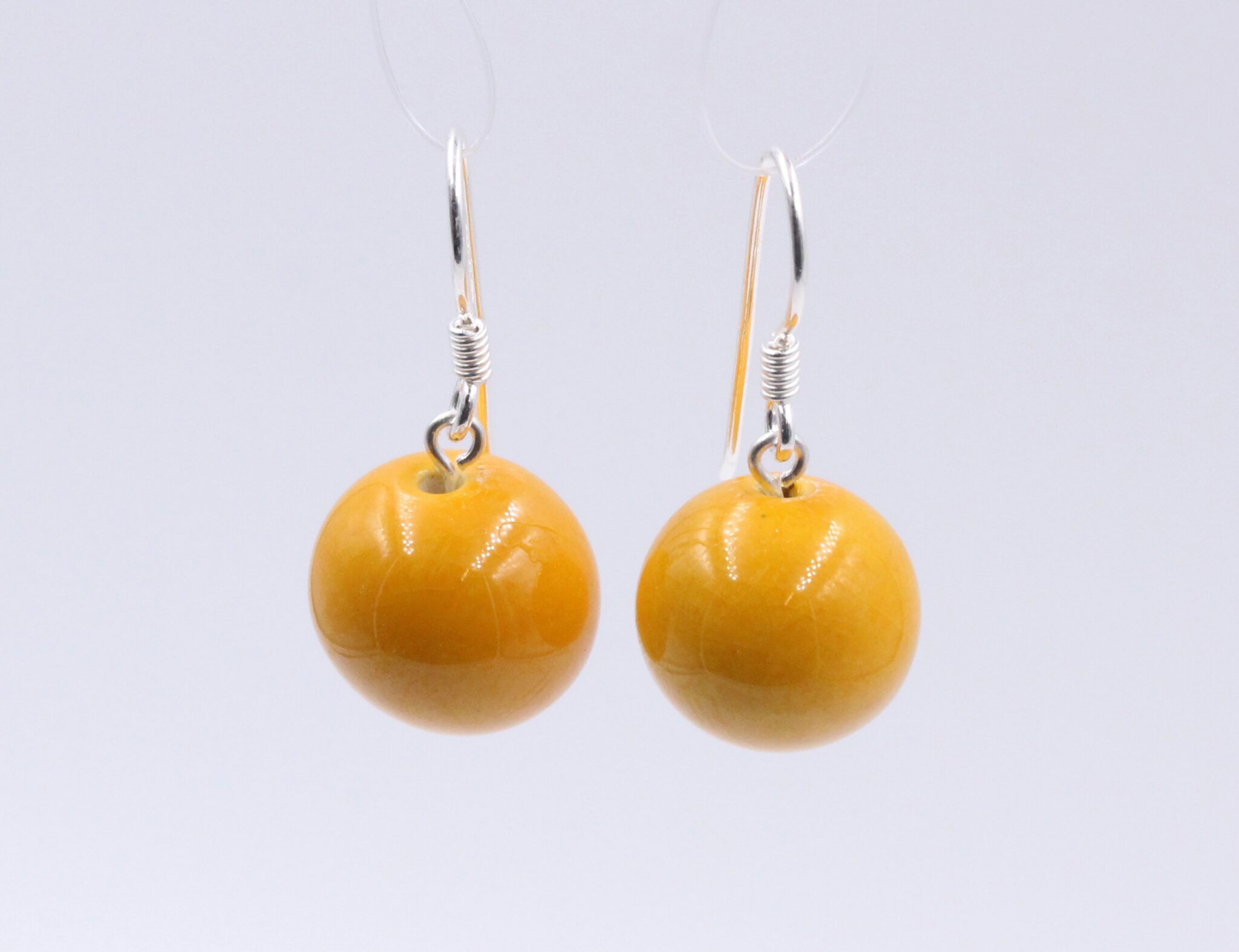 Boucles d'oreilles perles en céramique Atelier Andreani