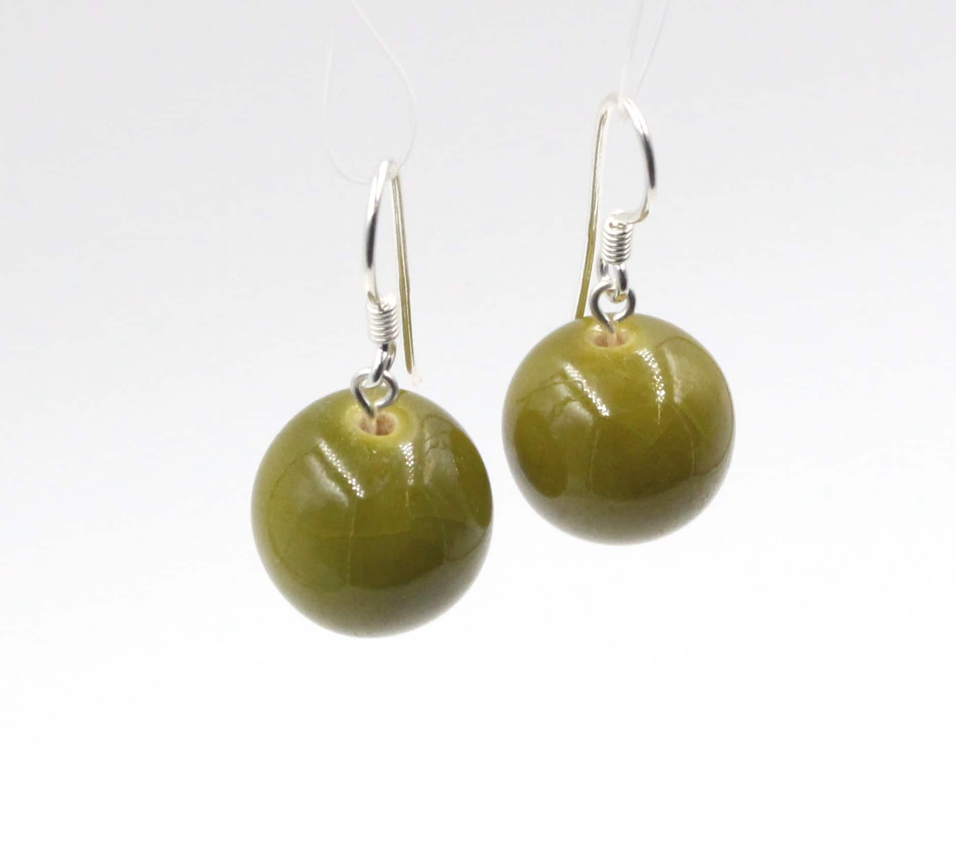 Boucles d'oreilles 'Perles' turquoise