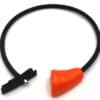Collier Tribal en céramique pour femme couleur orange