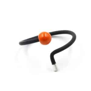 Bracelet Twist PVC en Céramique pour femme couleur orange
