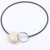Collier Graphik en céramique pour femme couleur ivoire