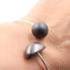 Bracelet inca argent en Céramique pour femme couleur fonte