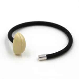 Bracelet inca pvc en Céramique pour femme couleur ivoire